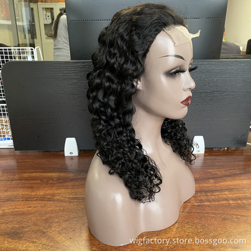 wholesale water wave wig human hair,cuticle aligned women hair wig human,cheap Brazilian lace closure human hair wig